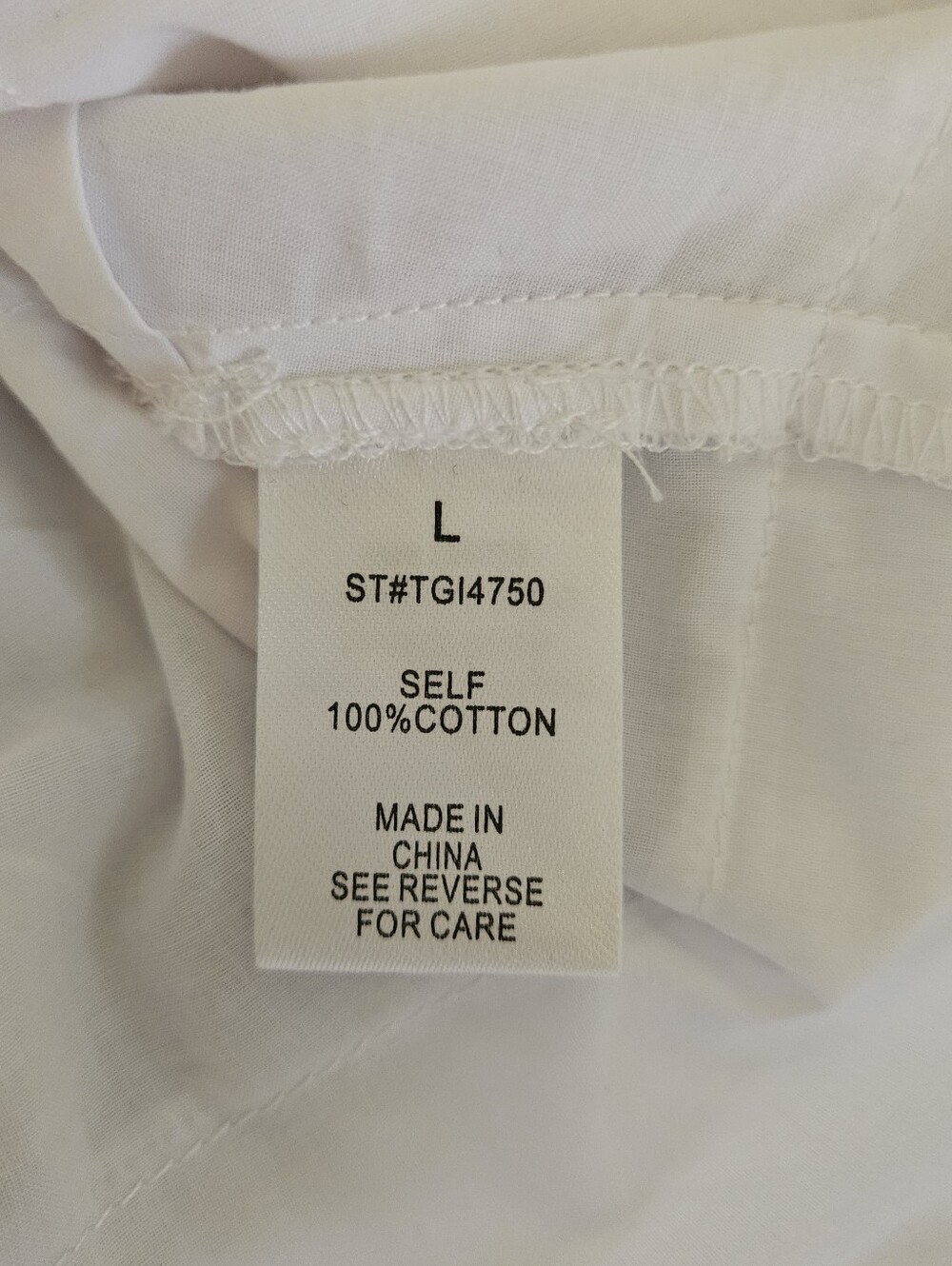 Better Be White Ruffle Cold-Shoulder Button-Up Blouse - Picture 6 of 6
